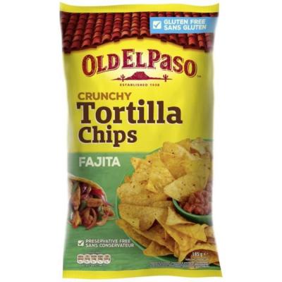 Chips Tortillas Fajita Old El Paso - Le Sachet De 185 G