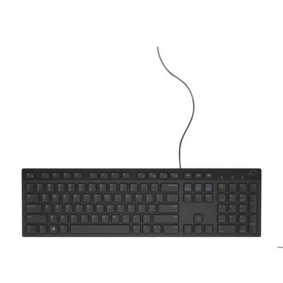 Clavier USB Dell KB216 - Noir - QWERTZ Allemand - Touches de type chiclet
