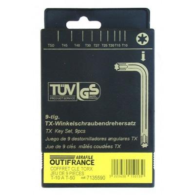 Outifrance - Jeu de cl&eacute;s Torx en coffret