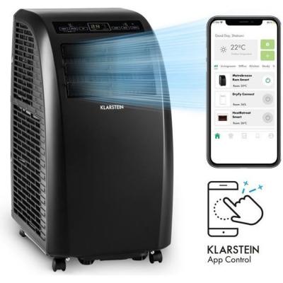 Climatiseur mobile Klarstein Metrobreeze Rom Smart 10 000 BTU / 3,0 kW EEC A+ t&eacute;l&eacute;commande