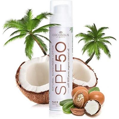 Lotion solaire natural face & body cocosolis spf 50 (100 ml)