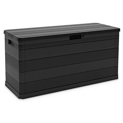 Coffre De Rangement TOOMAX - 280 L - Noir - Finition bois