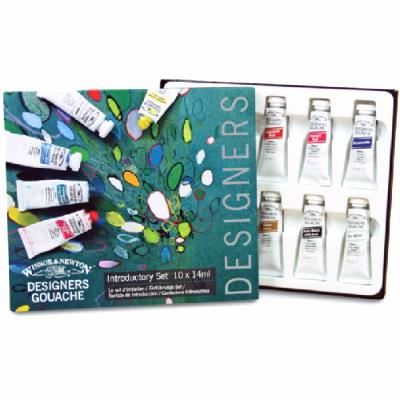 WINSOR & NEWTON Designers Gouache Set 10X14ml Debutant