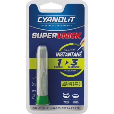 CYANOLIT 33300005 Succ&egrave;s Colle cyanoacrylate, Transparent, 2G