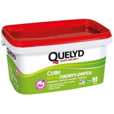 Quelyd Colle tous Papiers Peints avec Indicateur color&eacute; P&acirc;te 5 kg
