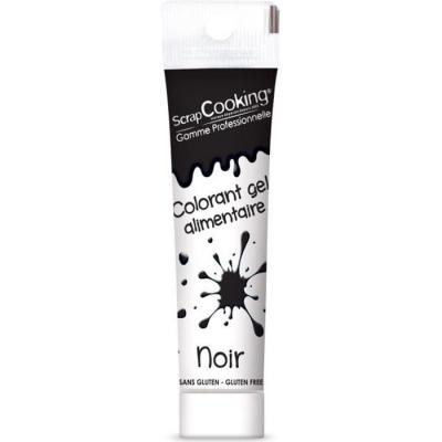 Colorant alimentaire gel - Noir - Scrapcooking