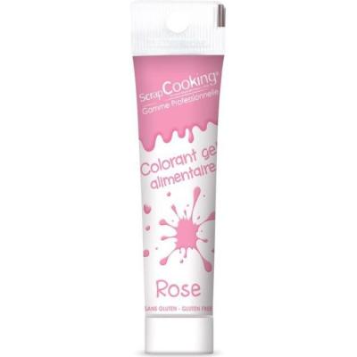 Gel colorant alimentaire Rose - 20 g - ScrapCooking - couleur variant
