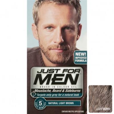 COLORATION BARBE Ch&acirc;tain Clair - Couleur naturelle-Just For Men