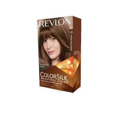 Revlon Colorsilk Coloration Permanente N&deg;43 Ch&acirc;tain Dor&eacute; Moyen