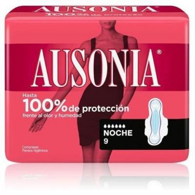Ausonia #2 Serviette Hygi&eacute;nique avec des Ailes pour Nuit 50 g