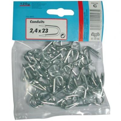 Vynex - Conduit acier zingu&eacute; 2,4x23 Sachet 120 gr