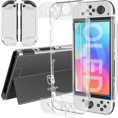 Coque Silicone Transparent Compatible avec Nintendo Switch OLED 2021 -