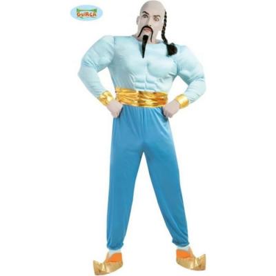 Costume Genie De La Lampe Aladin Homme - Bleu - L