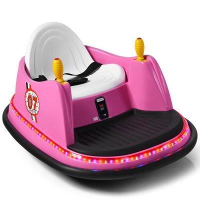 Voiture Auto Tamponneuse &Eacute;lectrique 6v Pour Enfants 2-5 Ans, Avec T&eacute;l&eacute;commande