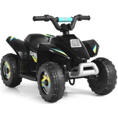 COSTWAY Quad Electrique pour Enfants 6 V 4,5 Km/H max. Voiture pour Enfants de 3Ans+ Noir