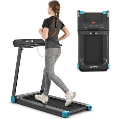 Tapis de Course Pliable - COSTWAY - Contr&ocirc;le APP Bluetooth - 12 Programmes - Affichage LED