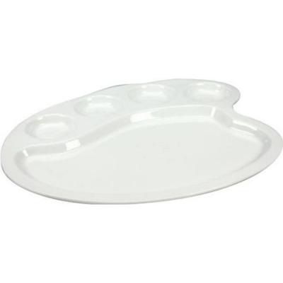 COSY & TRENDY HP1372 Assiette &agrave; fondue Porcelaine, 23,8X28,3 cm