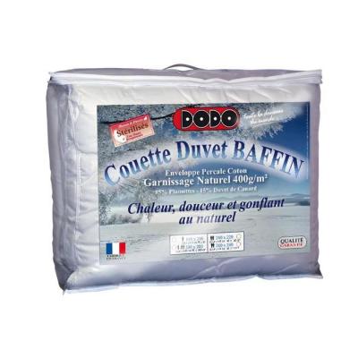DODO COUETTE BAFFIN 15% DUVET DE CANARD - CHAUDE - 220 x 240 cm