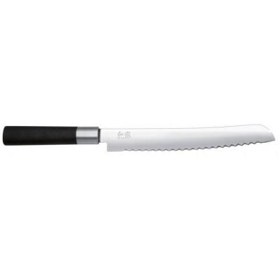 Kai Wasabi Black Bread Knife 23 Cm Noir,Argent&eacute;