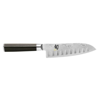 Kai Shun Classic Set de couteaux DM-0718 Santoku Kullenschliff noir