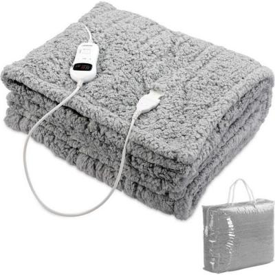 Couverture chauffante 180x130cm 120W en polaire polyester