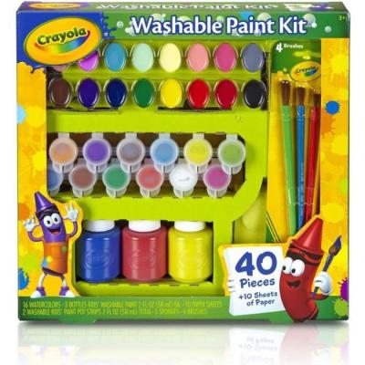 Toy Planet Washable Paint Kit Watercolor Multicolore