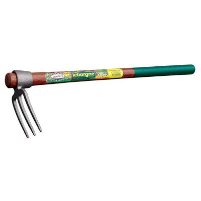 Leborgne - Croc 3 dents Compact - manche bois 50 cm certifi&eacute; pefc 100%