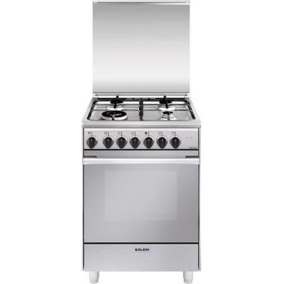 Cuisini&egrave;re Glem U664MI - Acier inoxydable - Cuisini&egrave;re &agrave; gaz - Gauche