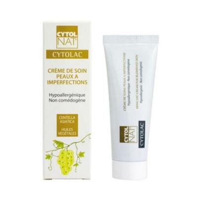 CYTOLNAT Cytolac cr&egrave;me de soin peaux&agrave;imperfections tube 50ml
