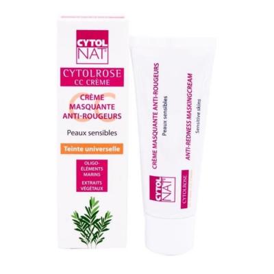 Cytolnat CYTOLROSE - CC Cr&egrave;me Apaisante Anti-Rougeurs Teint&eacute;e, 40ml