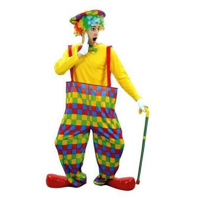 D&eacute;guisement de Clown &agrave; Bretelles pour adulte