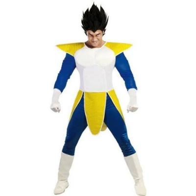 Costume Manga Bleu/jaune Vegeta Homme - L