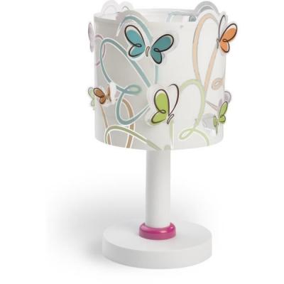Dalber lampe de table enfant Butterfly Papillons multicolores