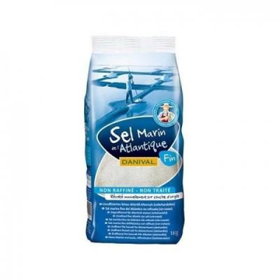 Danival Sel de mer fin &ndash; Non raffin&eacute; x 2 (lot de 2)