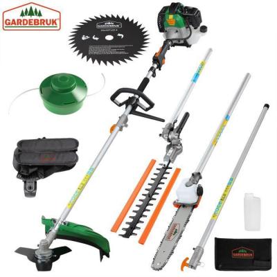 Gardebruk - D&eacute;broussailleuse thermique 2cv 5en1 outil de jardinage multifonction accessoires