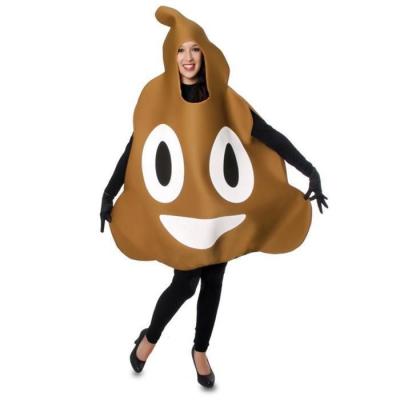 D&eacute;guisement - &Eacute;motic&ocirc;ne - Tas de Caca - Adulte - Unique EURO CARNAVALES