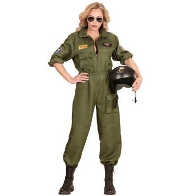 Widmann Generique - D&eacute;guisement Pilote de Combat Femme XL,Vert
