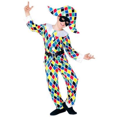 D&eacute;guisement Carnaval Arlequin - Enfant - 5/8 ans (110 &agrave; 128 cm)