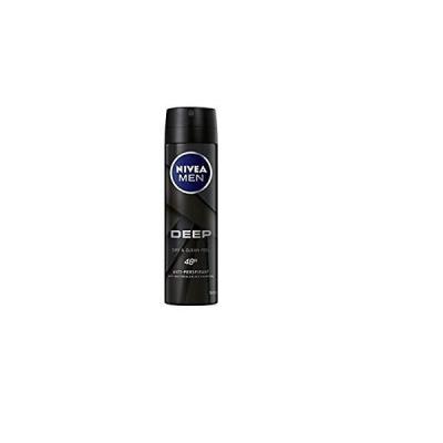 Nivea Men Deep Black Carbon D&eacute;odorant Spray 150 ml - Spray