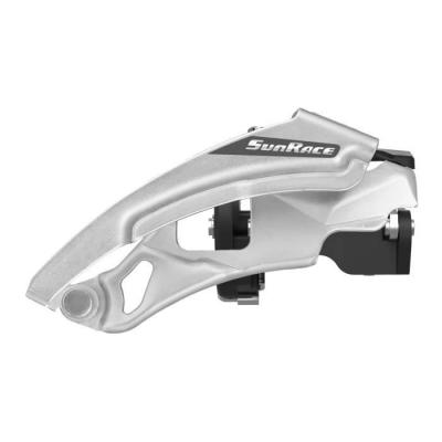 D&eacute;railleur avant v&eacute;lo VTT SunRace M30 &agrave; collier bas pour triple pla