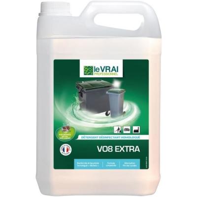 LE VRAI Nettoyant desinfectant et odorant VO8 Extra 5 L