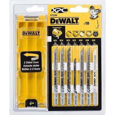 Coffret 10 lames xpc Dewalt bo&icirc;te de rangement - DT2296