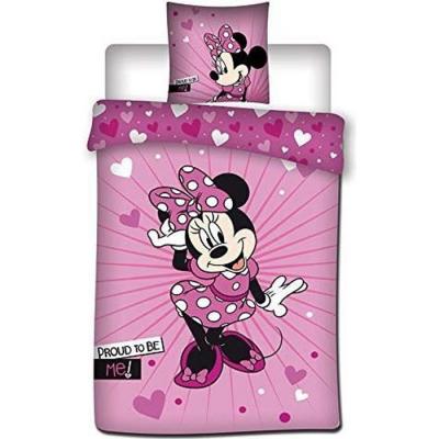 Minnie Mouse Pink - Parure de Lit Enfant - Housse de Couette