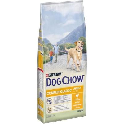 2x14kg PURINA Dog Chow Complet/Classic, poulet - Croquettes pour chien