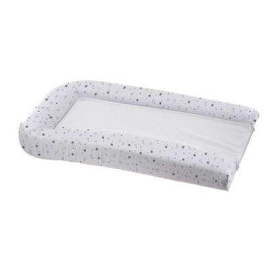 Matelas &agrave; langer b&eacute;b&eacute; avec &eacute;ponges amovibles blanc/gris