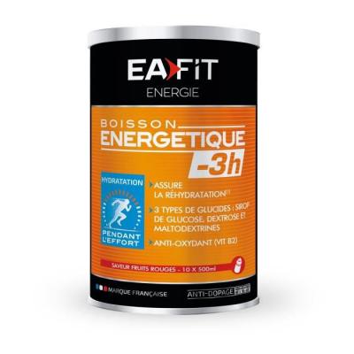 EAFIT Boisson Energ&eacute;tique -3h saveur fruits rouges 500g