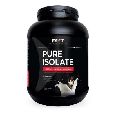 EAFIT Pure isolate vanille un pot de 750 grammes