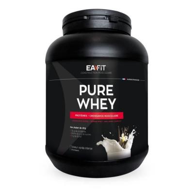 EAFIT Pure whey vanille intense pot de 750 grammes