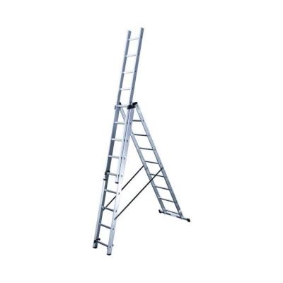 Echelle transformable aluminium HAILO 27 &eacute;chelons H.5.40m
