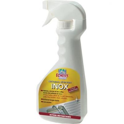 Nettoyant Inox et chromes &eacute;viers et hottes pistolet 500 ml Ecness